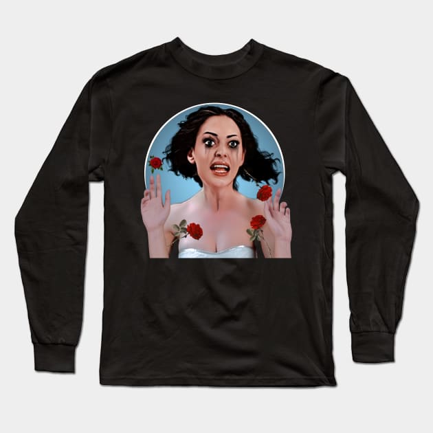 Jawbreaker Rose McGowan Long Sleeve T-Shirt by Zbornak Designs